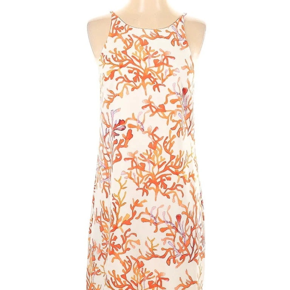 Cooper and Ella Coral Print Sleeveless Dress